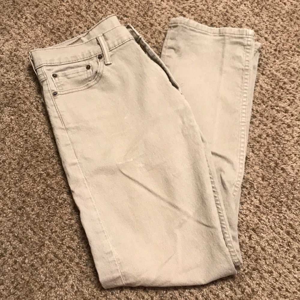 Mens Levi khaki jeans